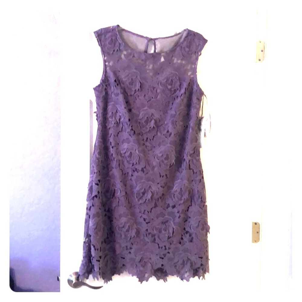 Orchid lace dress